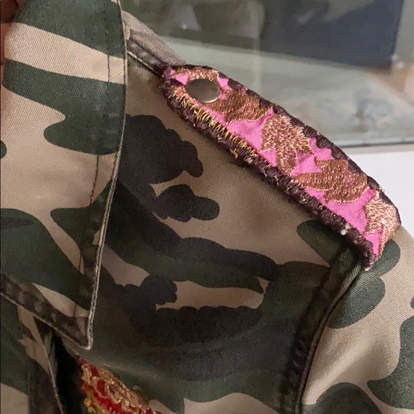 Beautiful Stories Camo Jacket w/ adornments - Picture 4 of 10